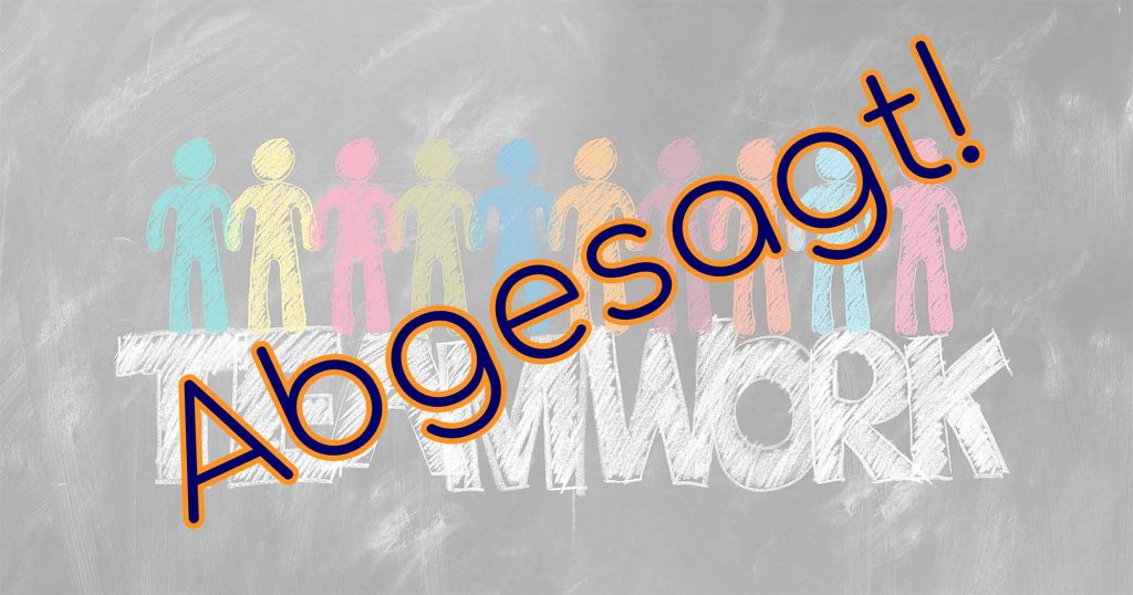 Absage Arbeitswoche für GeschäftsführerInnen